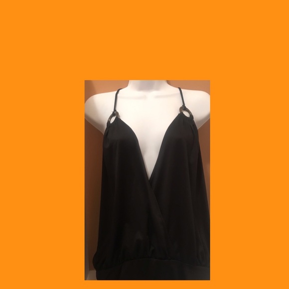 Women’s Spaghetti straps Black Top - Picture 2 of 3